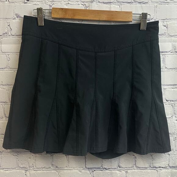 Athleta Pants - Athleta Pleated Wear About It Skort Black Activewear Women's 4 Athletic Tennis